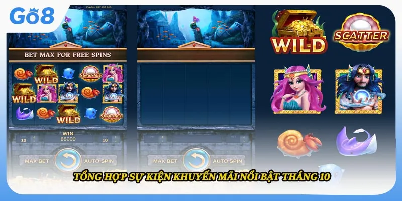 Tổng hợp sự kiện khuyến mãi nổi bật tháng 10